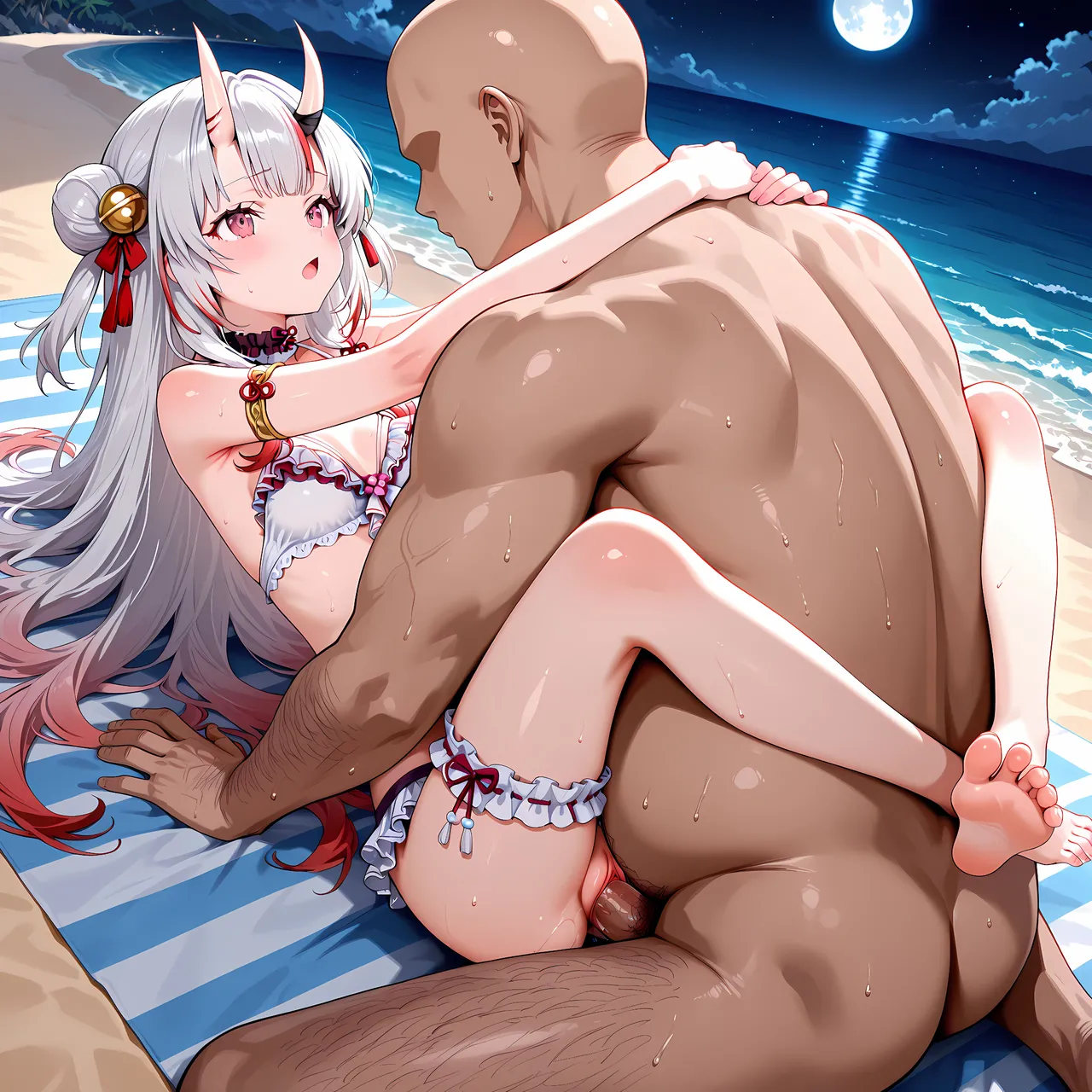 白い物質 Nakiri Ayame - Bad Beach Hololive - Image 80