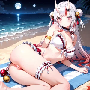 白い物質 Nakiri Ayame - Bad Beach Hololive - Page 5