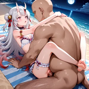 白い物質 Nakiri Ayame - Bad Beach Hololive - Page 80
