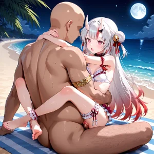 白い物質 Nakiri Ayame - Bad Beach Hololive - Page 83