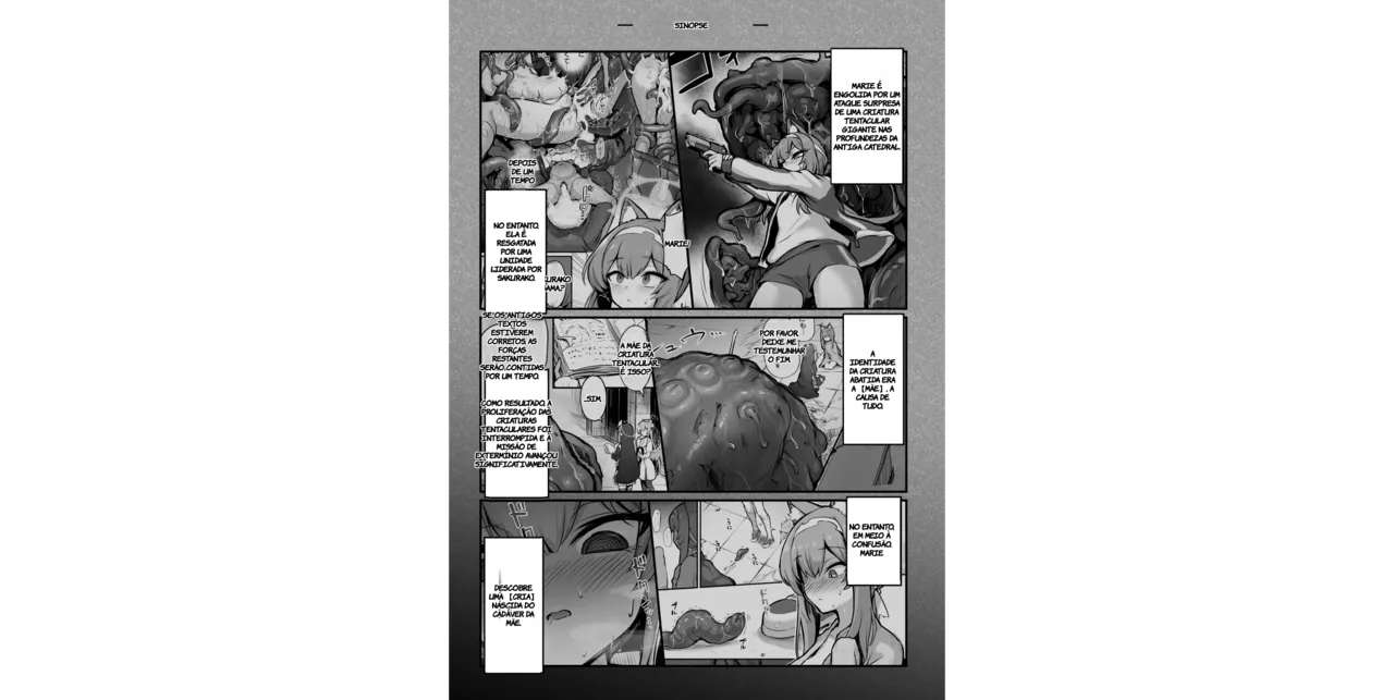 Naminori Navy ebinavy Mari Shokushu Ochi III Houga Blue Archive TR-285 Portuguse-BR Digital - Image 2