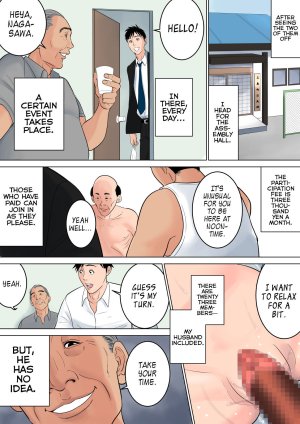 Nanimo Shiranai - Old man blackmails cheating hentai wife and whole neighborhood gangbangs her - 110 Pics - Page 108