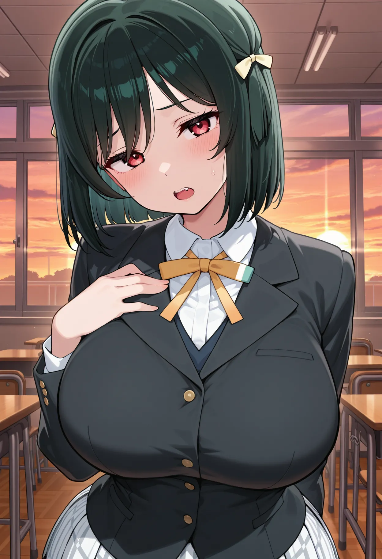 Nankoai Shioriko Mifune - 三船栞子 -req-uniform.goldbikini-bathroom-BBC- Patreon - Image 10