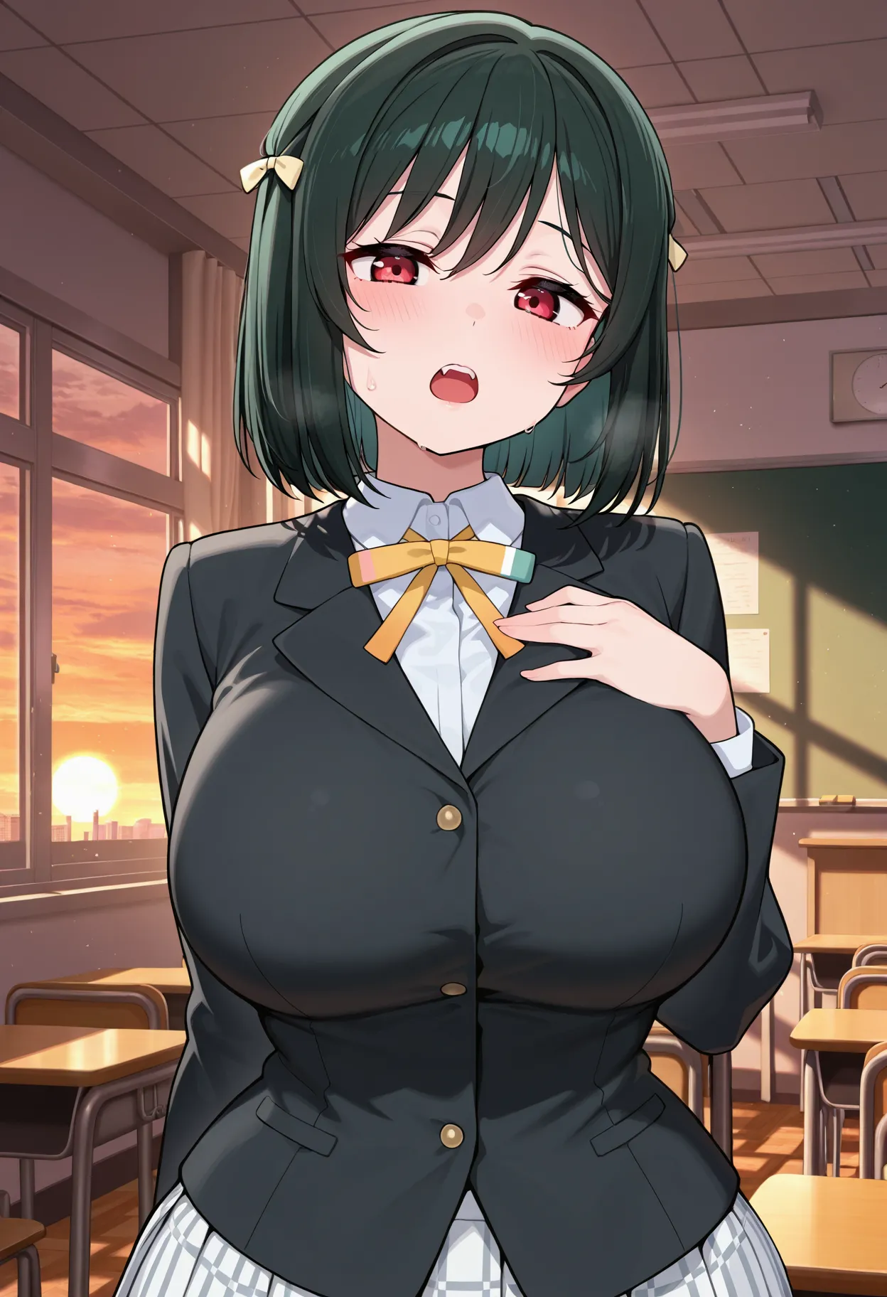 Nankoai Shioriko Mifune - 三船栞子 -req-uniform.goldbikini-bathroom-BBC- Patreon - Image 11