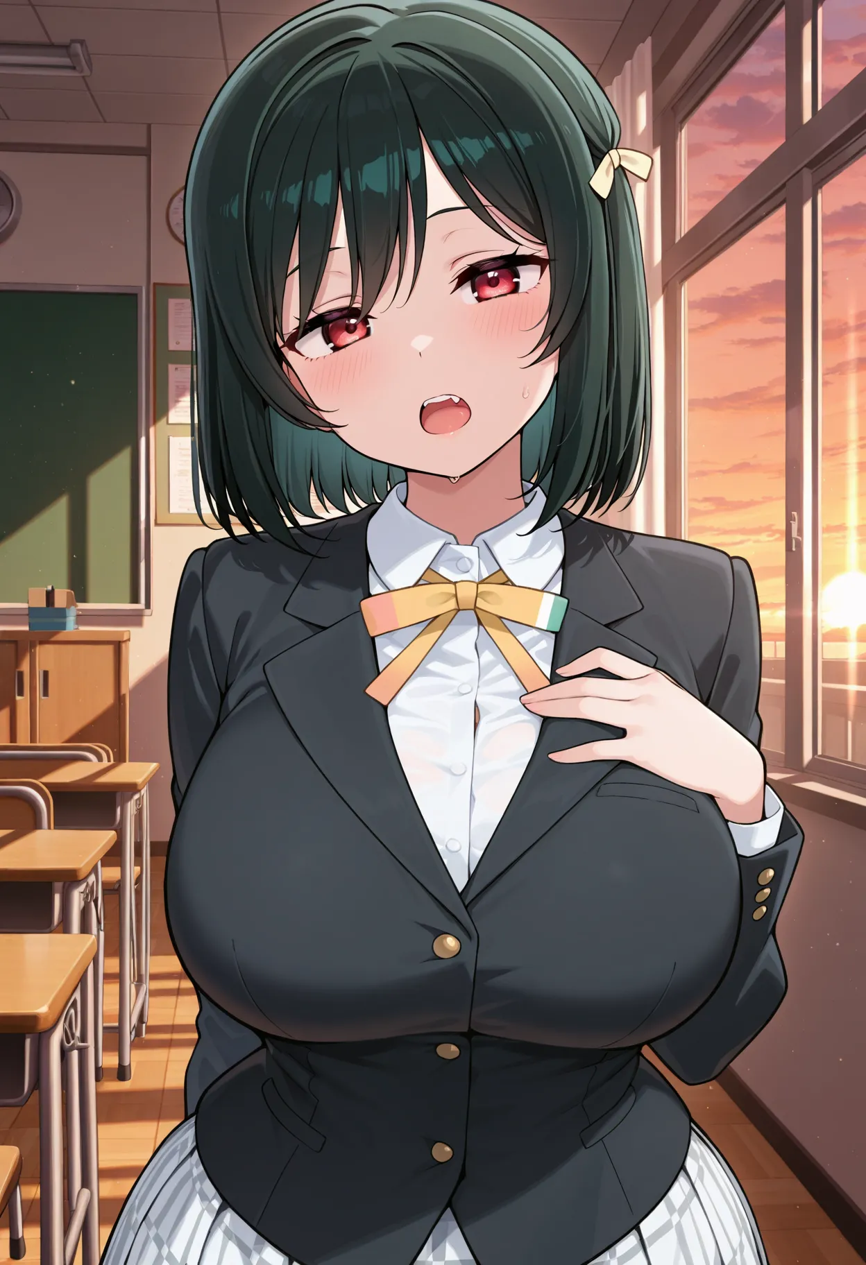 Nankoai Shioriko Mifune - 三船栞子 -req-uniform.goldbikini-bathroom-BBC- Patreon - Image 13