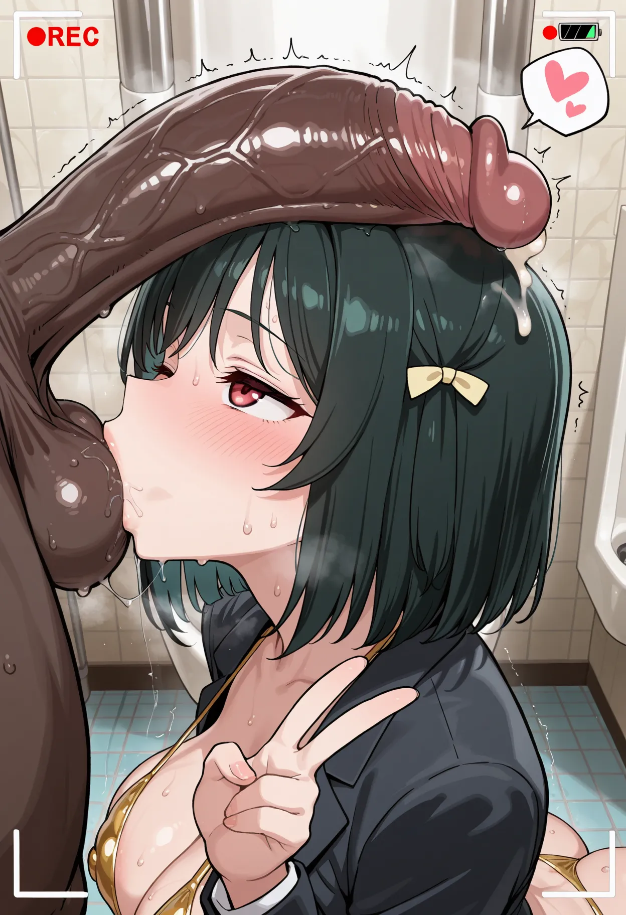 Nankoai Shioriko Mifune - 三船栞子 -req-uniform.goldbikini-bathroom-BBC- Patreon - Image 287