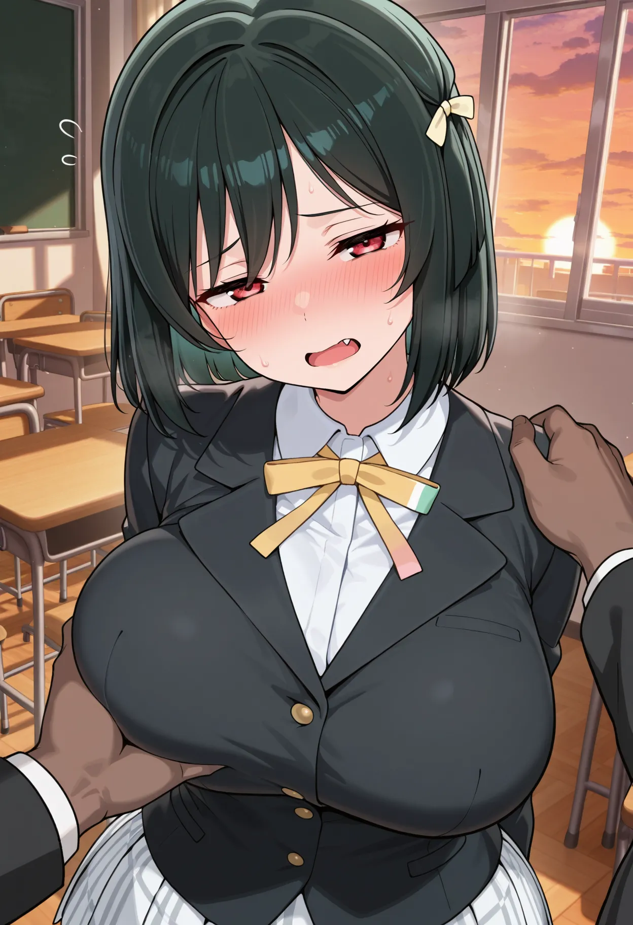 Nankoai Shioriko Mifune - 三船栞子 -req-uniform.goldbikini-bathroom-BBC- Patreon - Image 35