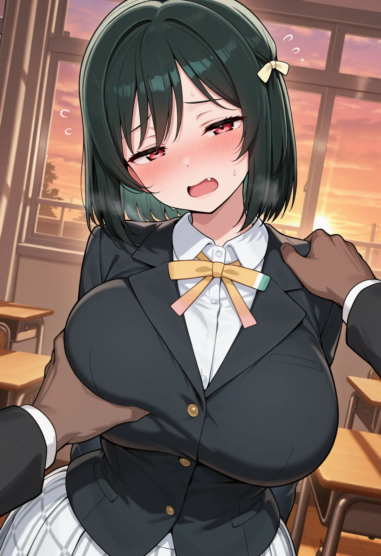 Nankoai Shioriko Mifune - 三船栞子 -req-uniform.goldbikini-bathroom-BBC- Patreon - Image 37