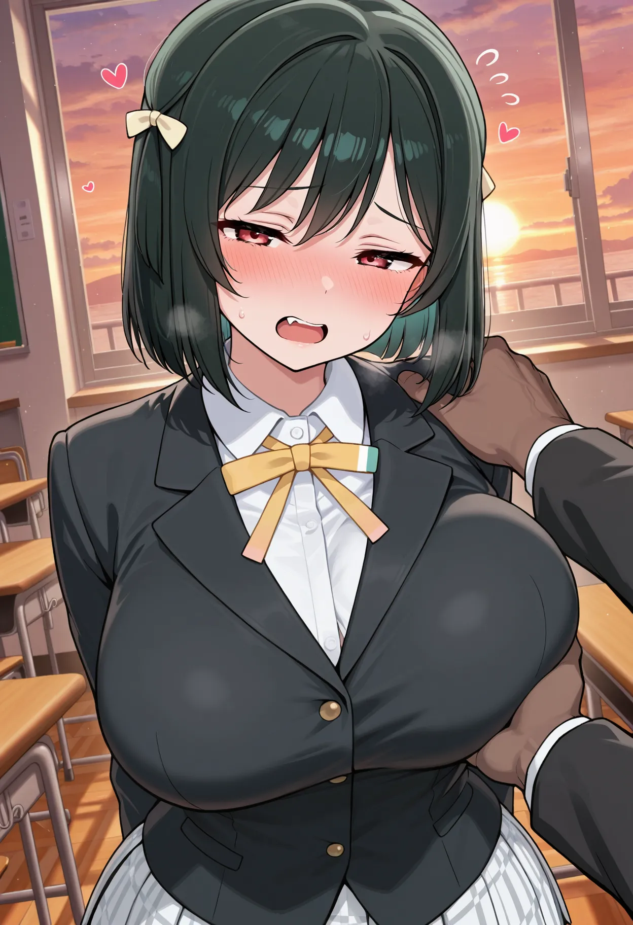 Nankoai Shioriko Mifune - 三船栞子 -req-uniform.goldbikini-bathroom-BBC- Patreon - Image 43