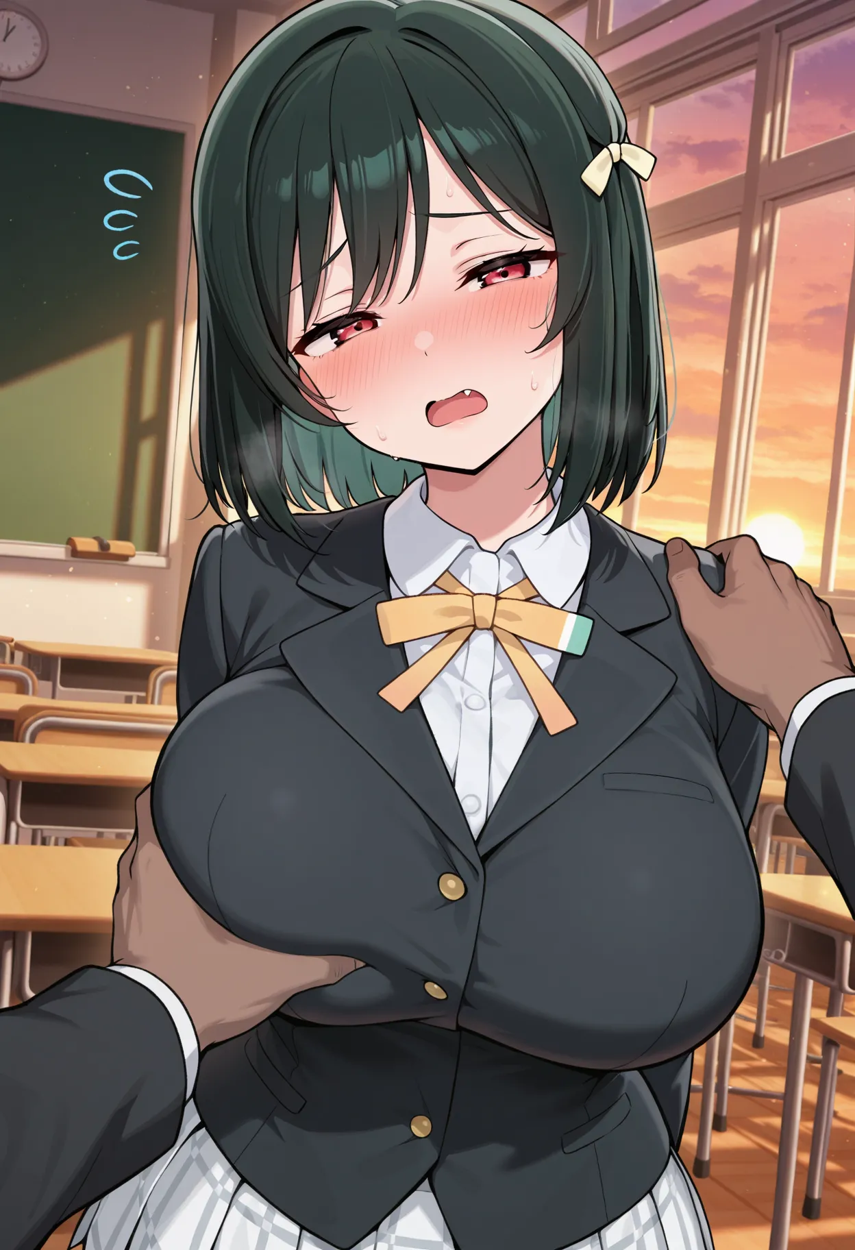 Nankoai Shioriko Mifune - 三船栞子 -req-uniform.goldbikini-bathroom-BBC- Patreon - Image 44