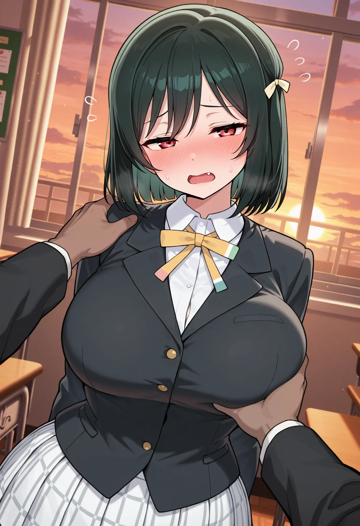 Nankoai Shioriko Mifune - 三船栞子 -req-uniform.goldbikini-bathroom-BBC- Patreon - Image 45