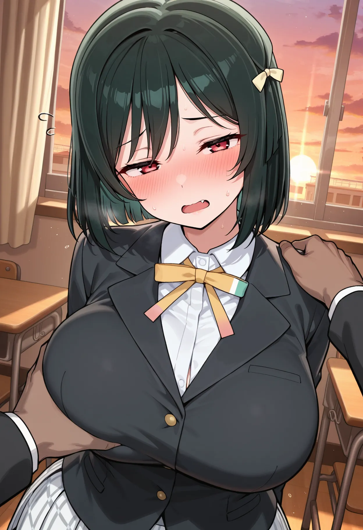 Nankoai Shioriko Mifune - 三船栞子 -req-uniform.goldbikini-bathroom-BBC- Patreon - Image 46