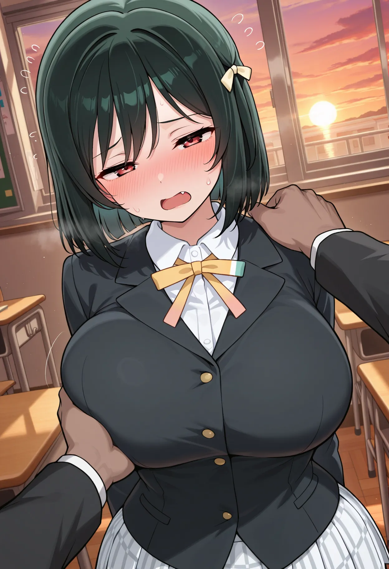 Nankoai Shioriko Mifune - 三船栞子 -req-uniform.goldbikini-bathroom-BBC- Patreon - Image 47