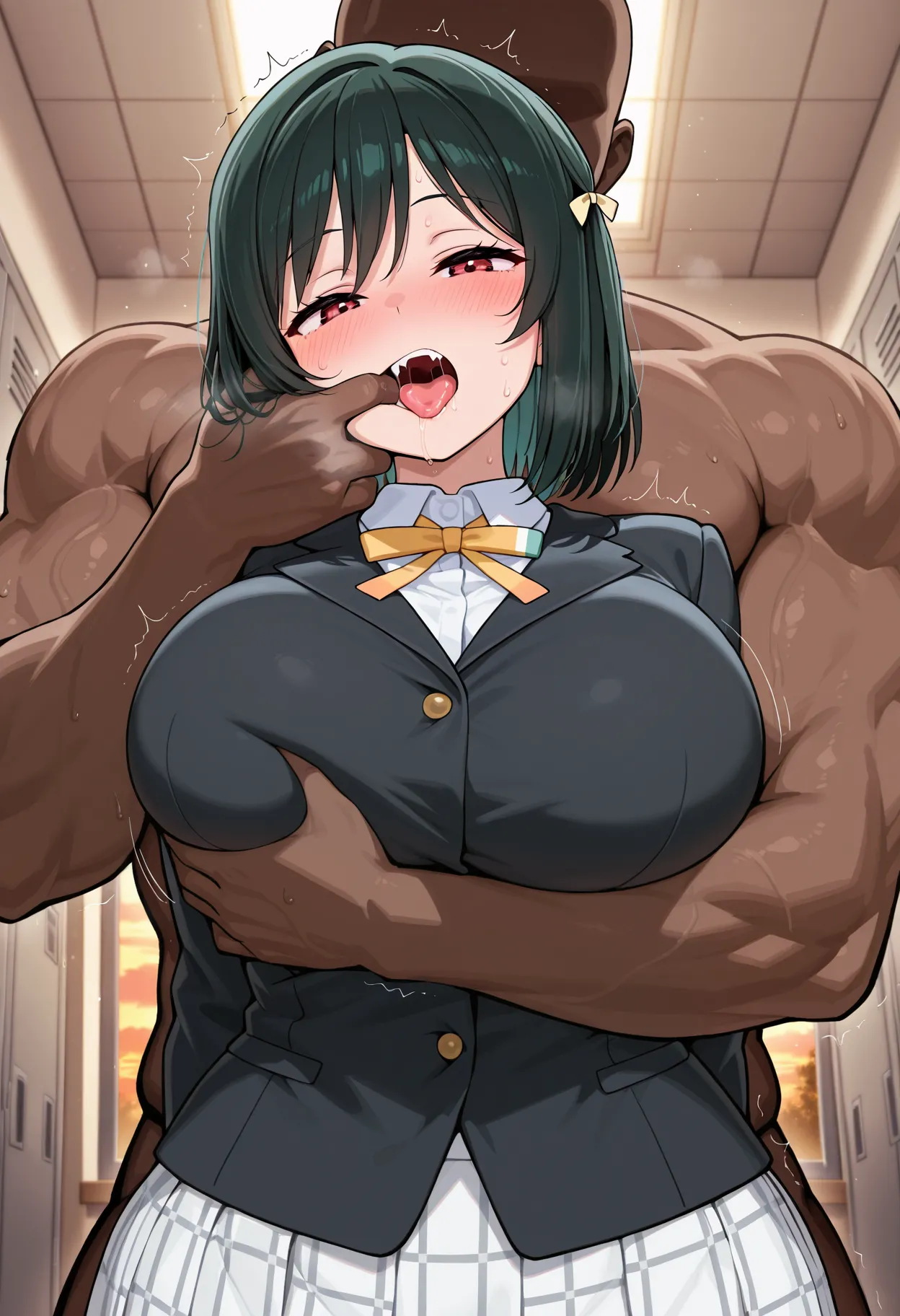 Nankoai Shioriko Mifune - 三船栞子 -req-uniform.goldbikini-bathroom-BBC- Patreon - Image 67