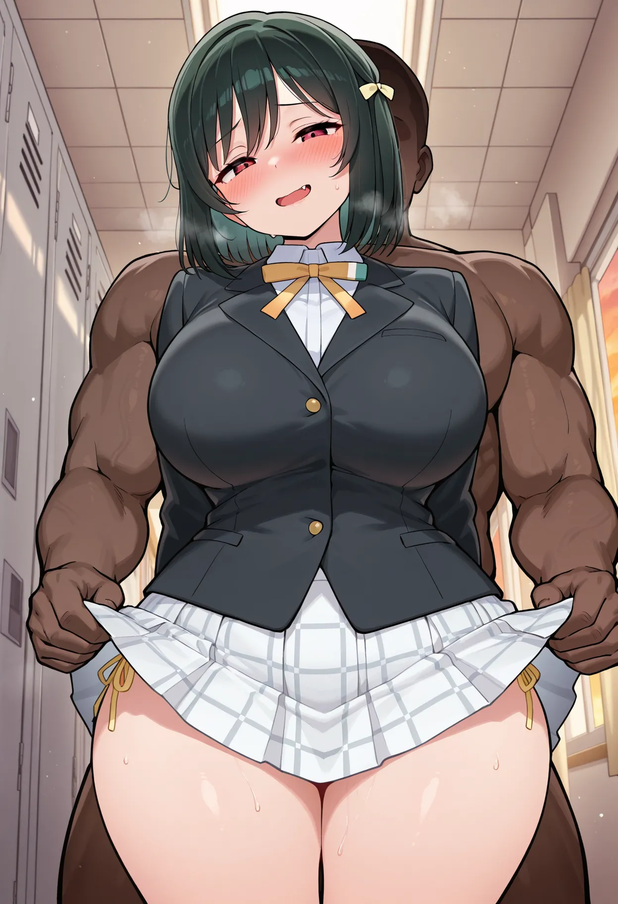 Nankoai Shioriko Mifune - 三船栞子 -req-uniform.goldbikini-bathroom-BBC- Patreon - Image 70