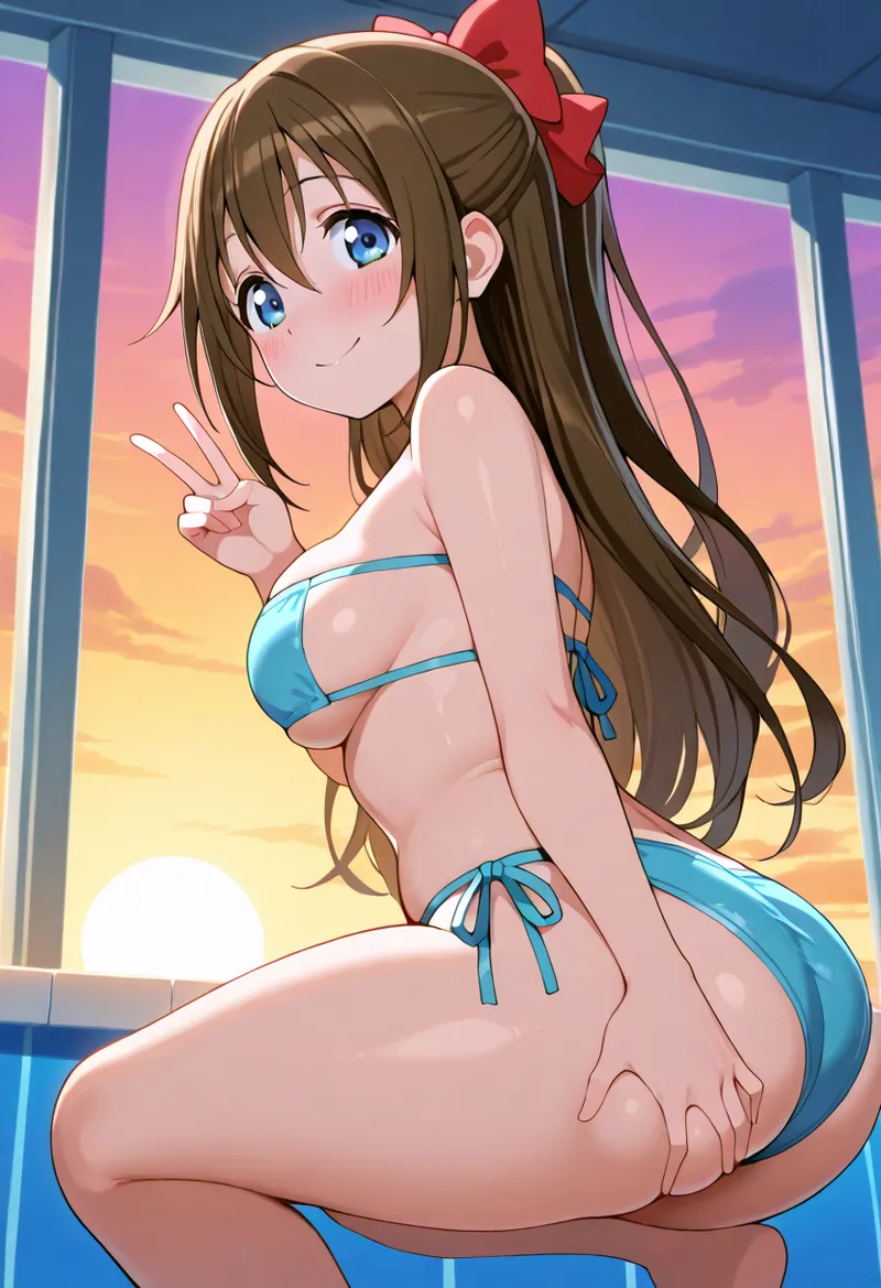 Nankoai Shizuku Osaka- Poolside Photoshoot Love Live Nijigasaki High School Idol Club - Image 117