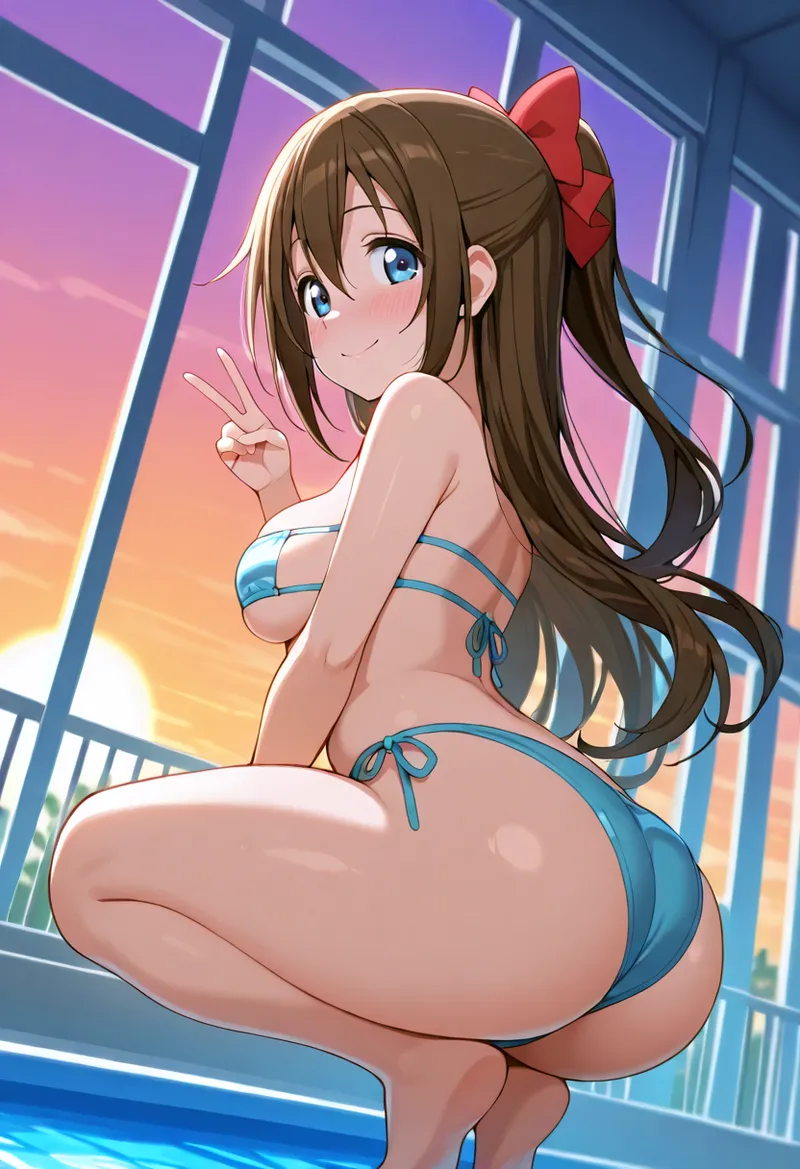 Nankoai Shizuku Osaka- Poolside Photoshoot Love Live Nijigasaki High School Idol Club - Image 122