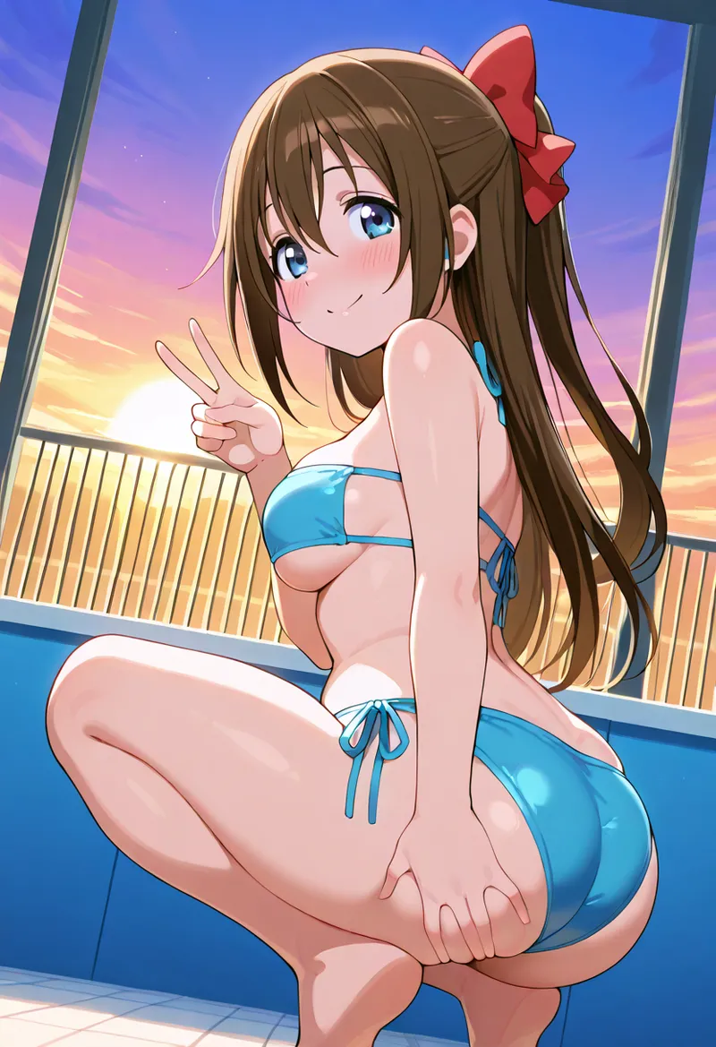Nankoai Shizuku Osaka- Poolside Photoshoot Love Live Nijigasaki High School Idol Club - Image 123