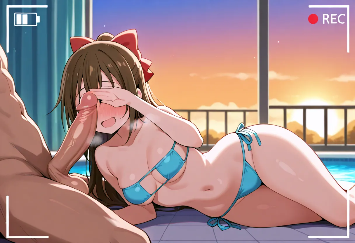 Nankoai Shizuku Osaka- Poolside Photoshoot Love Live Nijigasaki High School Idol Club - Image 157