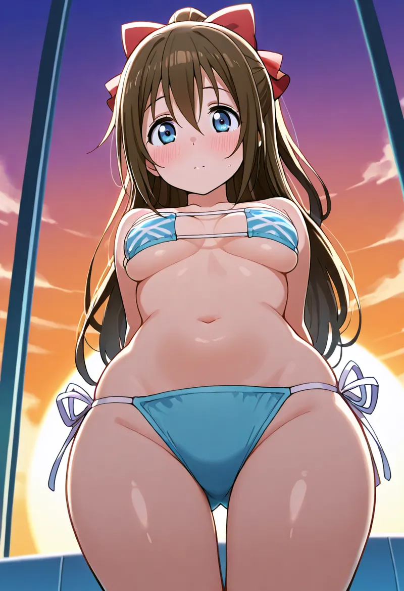 Nankoai Shizuku Osaka- Poolside Photoshoot Love Live Nijigasaki High School Idol Club - Image 55