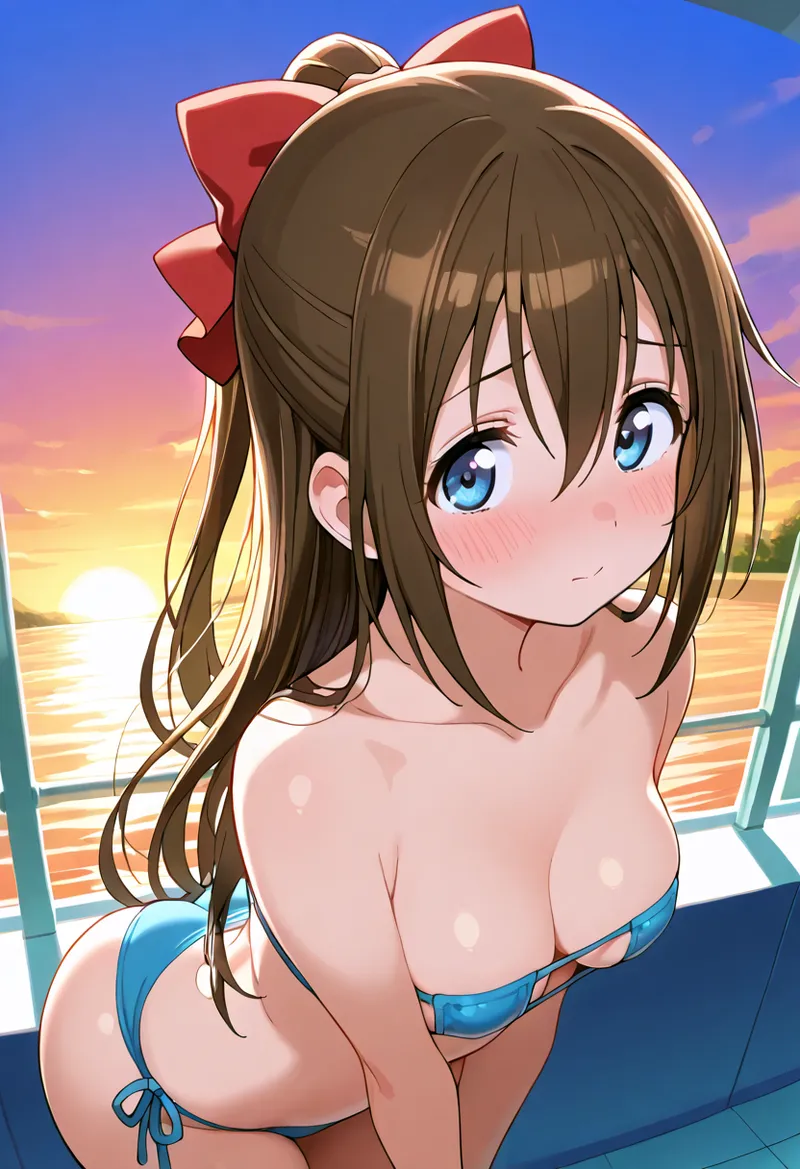Nankoai Shizuku Osaka- Poolside Photoshoot Love Live Nijigasaki High School Idol Club - Image 84
