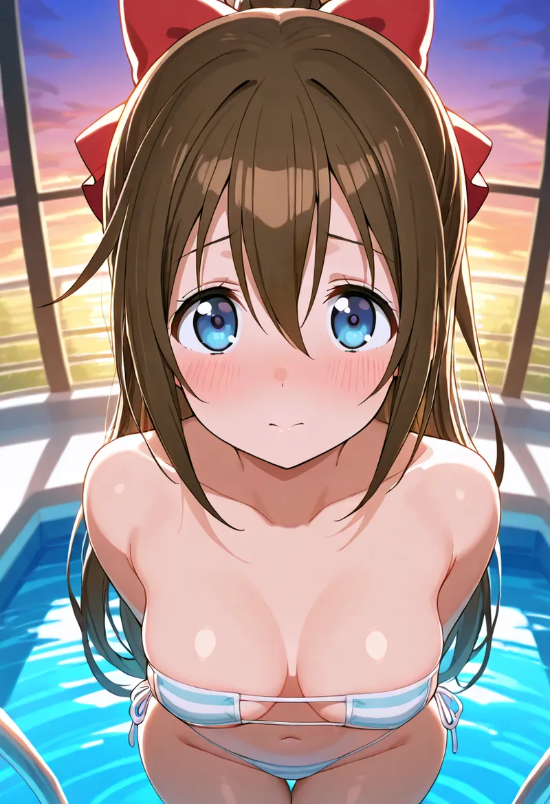 Nankoai Shizuku Osaka- Poolside Photoshoot Love Live Nijigasaki High School Idol Club - Image 86