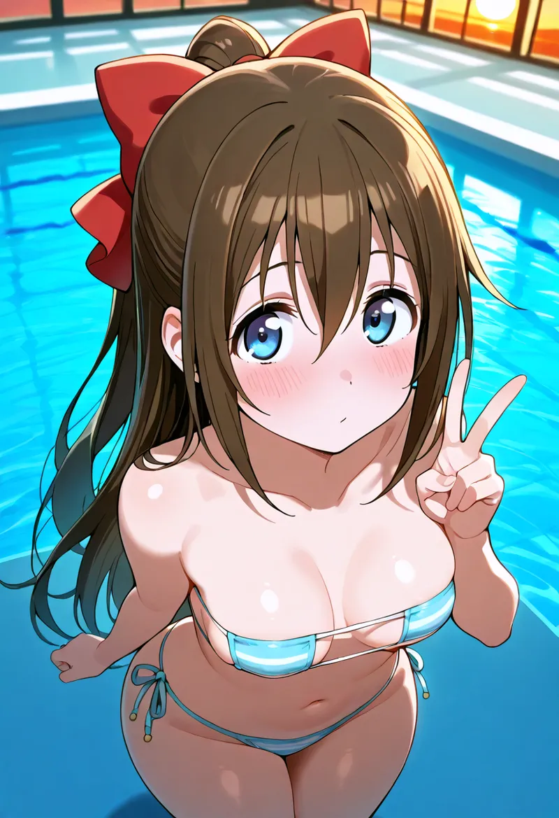 Nankoai Shizuku Osaka- Poolside Photoshoot Love Live Nijigasaki High School Idol Club - Image 95