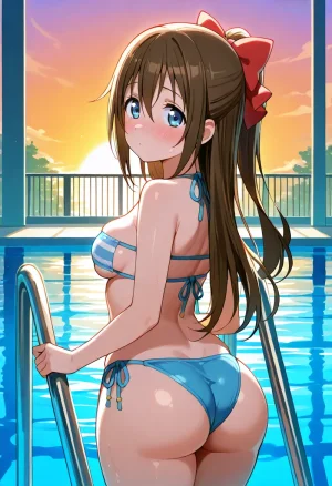 Nankoai Shizuku Osaka- Poolside Photoshoot Love Live Nijigasaki High School Idol Club - Page 100