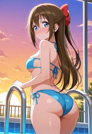 Nankoai Shizuku Osaka- Poolside Photoshoot Love Live Nijigasaki High School Idol Club - Page 102