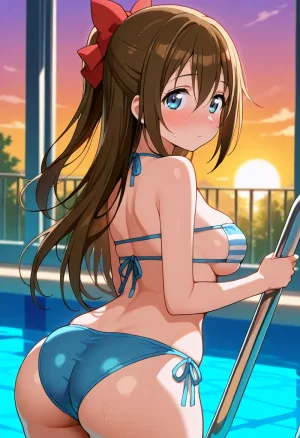 Nankoai Shizuku Osaka- Poolside Photoshoot Love Live Nijigasaki High School Idol Club - Page 106