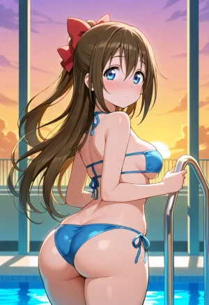 Nankoai Shizuku Osaka- Poolside Photoshoot Love Live Nijigasaki High School Idol Club - Page 108