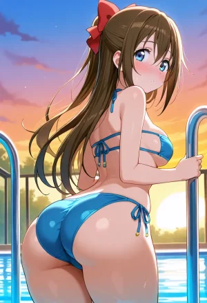Nankoai Shizuku Osaka- Poolside Photoshoot Love Live Nijigasaki High School Idol Club - Page 110