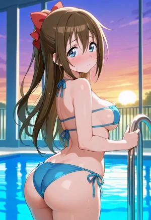 Nankoai Shizuku Osaka- Poolside Photoshoot Love Live Nijigasaki High School Idol Club - Page 113