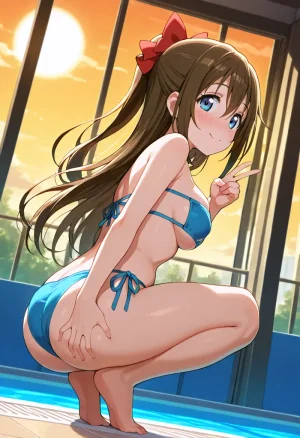 Nankoai Shizuku Osaka- Poolside Photoshoot Love Live Nijigasaki High School Idol Club - Page 118