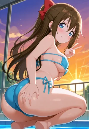 Nankoai Shizuku Osaka- Poolside Photoshoot Love Live Nijigasaki High School Idol Club - Page 119