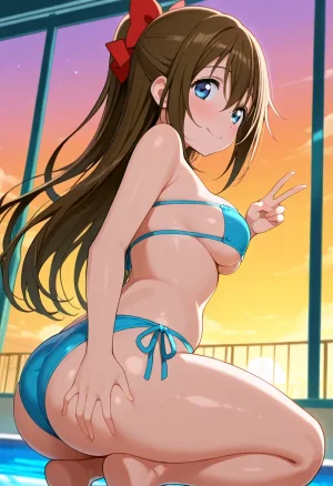 Nankoai Shizuku Osaka- Poolside Photoshoot Love Live Nijigasaki High School Idol Club - Page 120