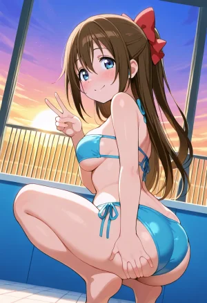 Nankoai Shizuku Osaka- Poolside Photoshoot Love Live Nijigasaki High School Idol Club - Page 123
