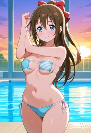 Nankoai Shizuku Osaka- Poolside Photoshoot Love Live Nijigasaki High School Idol Club - Page 18