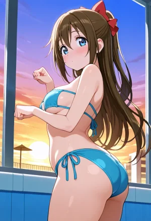 Nankoai Shizuku Osaka- Poolside Photoshoot Love Live Nijigasaki High School Idol Club - Page 22