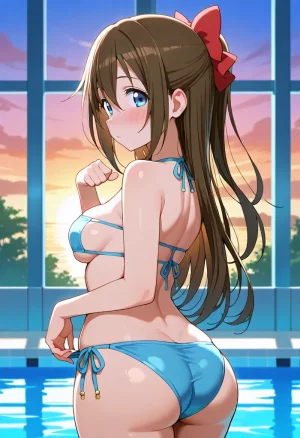 Nankoai Shizuku Osaka- Poolside Photoshoot Love Live Nijigasaki High School Idol Club - Page 26