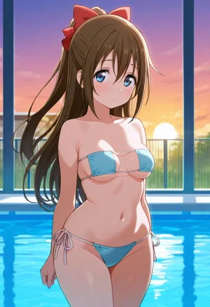 Nankoai Shizuku Osaka- Poolside Photoshoot Love Live Nijigasaki High School Idol Club - Page 30