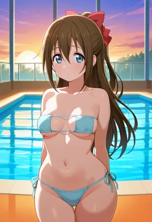 Nankoai Shizuku Osaka- Poolside Photoshoot Love Live Nijigasaki High School Idol Club - Page 32