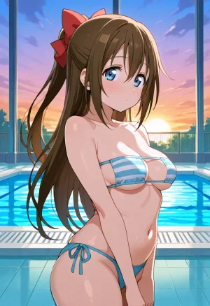 Nankoai Shizuku Osaka- Poolside Photoshoot Love Live Nijigasaki High School Idol Club - Page 42