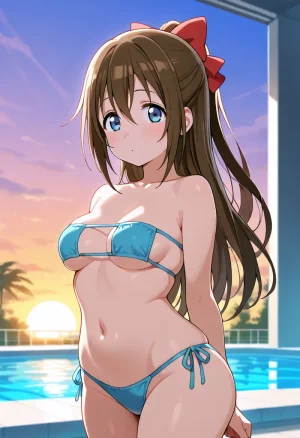 Nankoai Shizuku Osaka- Poolside Photoshoot Love Live Nijigasaki High School Idol Club - Page 46