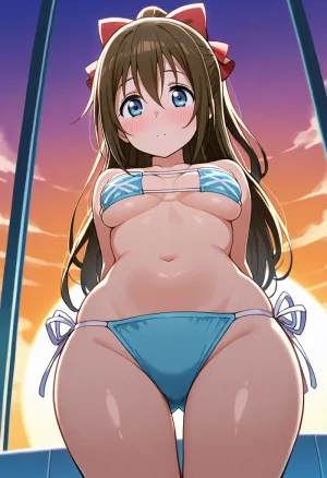 Nankoai Shizuku Osaka- Poolside Photoshoot Love Live Nijigasaki High School Idol Club - Page 55