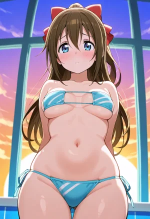 Nankoai Shizuku Osaka- Poolside Photoshoot Love Live Nijigasaki High School Idol Club - Page 58