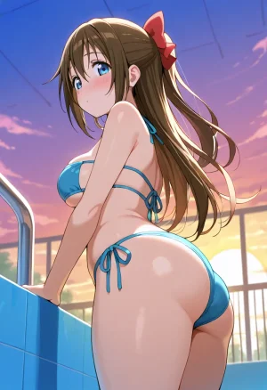 Nankoai Shizuku Osaka- Poolside Photoshoot Love Live Nijigasaki High School Idol Club - Page 67