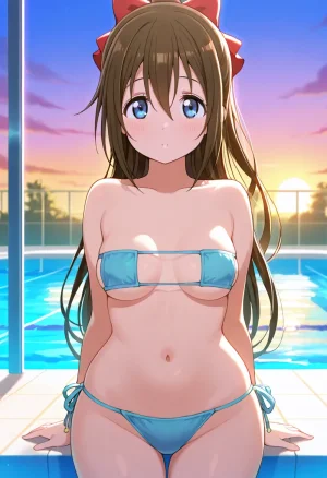 Nankoai Shizuku Osaka- Poolside Photoshoot Love Live Nijigasaki High School Idol Club - Page 7