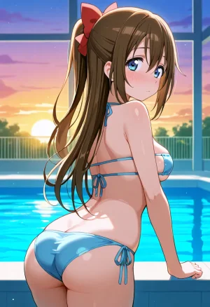 Nankoai Shizuku Osaka- Poolside Photoshoot Love Live Nijigasaki High School Idol Club - Page 70