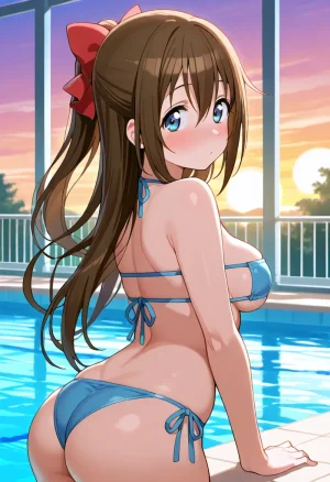 Nankoai Shizuku Osaka- Poolside Photoshoot Love Live Nijigasaki High School Idol Club - Page 77